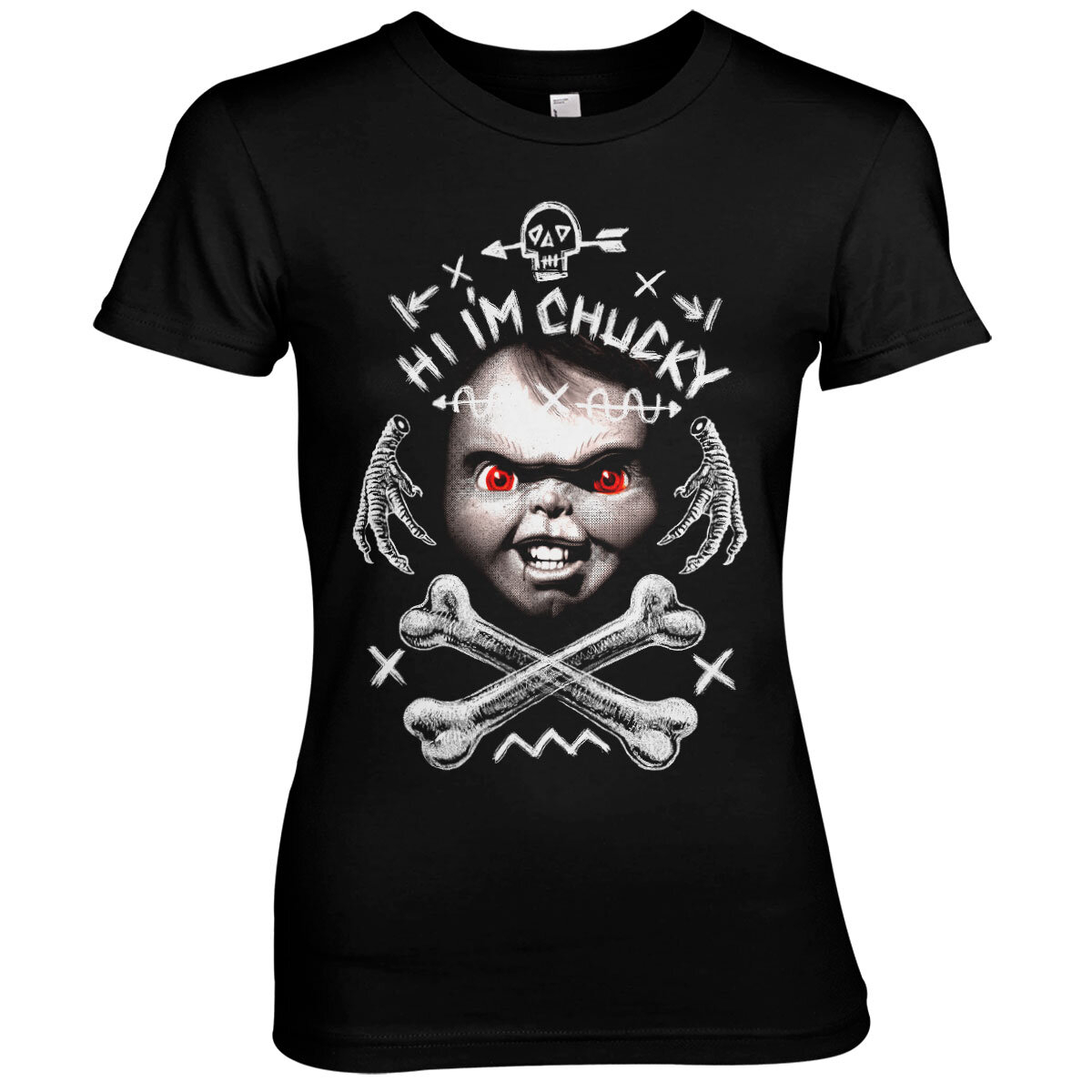 T-shirt femme Chucky Hi I'm Chucky