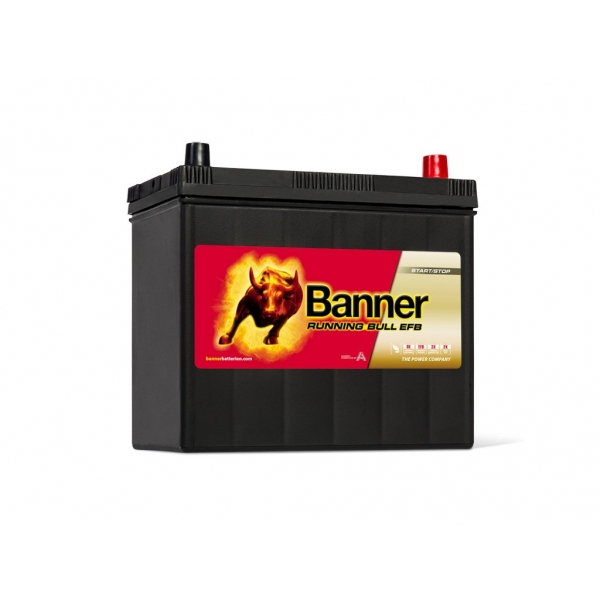 Bilbatteri Banner Running Bull EFB 555 15, 55Ah, 460A, 12V