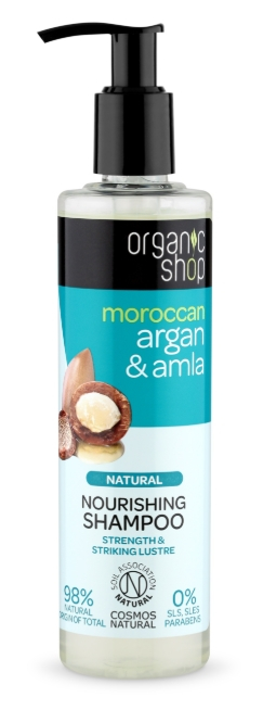 Natura Siberica Organic Shop - Argan & Amla - Výživný šampón 280 ml