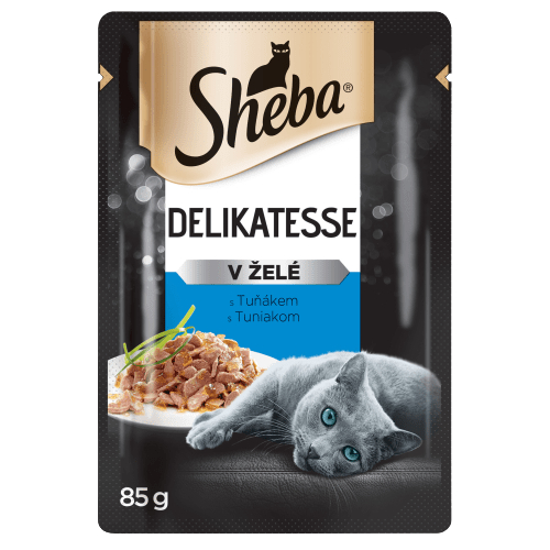 Sheba Delikatesse atum em gelatina 85 g