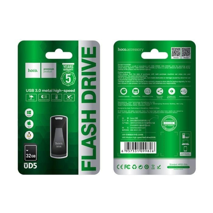 HOCO USB-avain - Flash-asema - UD5 USB 3.0 KORKEA NOPEUS 32GB