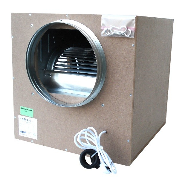 Airfan ISO-Box 2500 m3/h - soundproof fan including flanges and hooks for mounting
