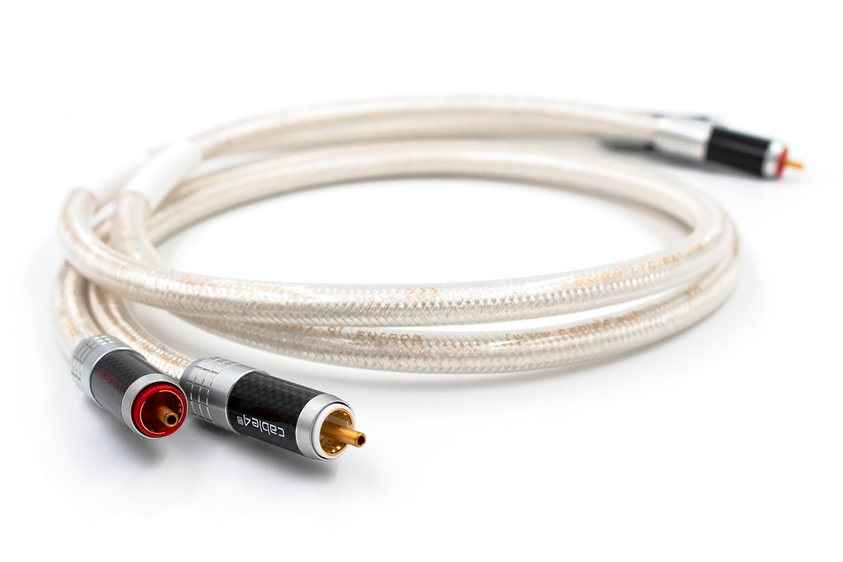Cable4 Clear ANALOGUE 2RCA-2RCA 3m
