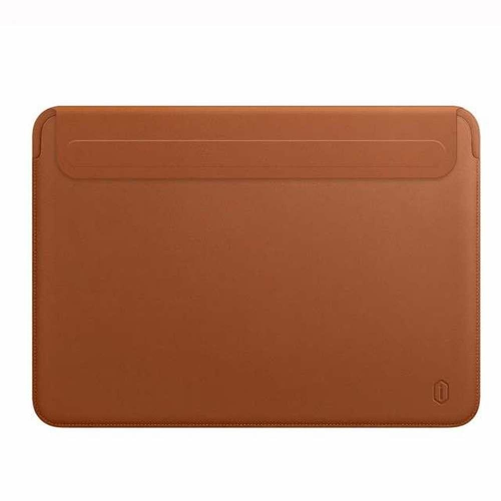 Leren hoes WiWu PU voor MacBook Air 13" - bruin