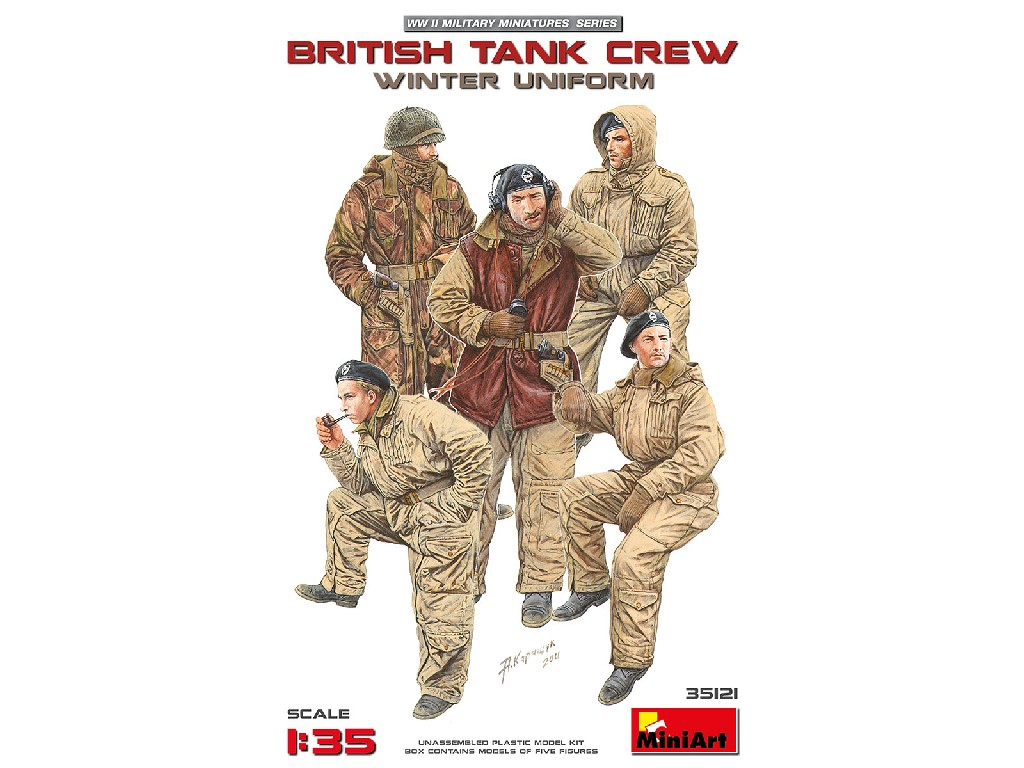 Britse tankbemanning (winteruniform) 1:35