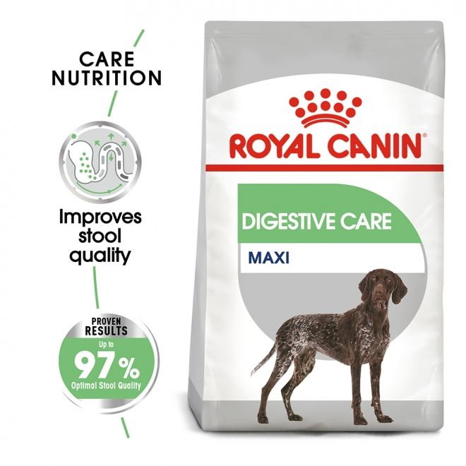 Royal Canin Maxi Digestive Care -raakarakeet suurille herkkävatsaisille koirille 12 kg