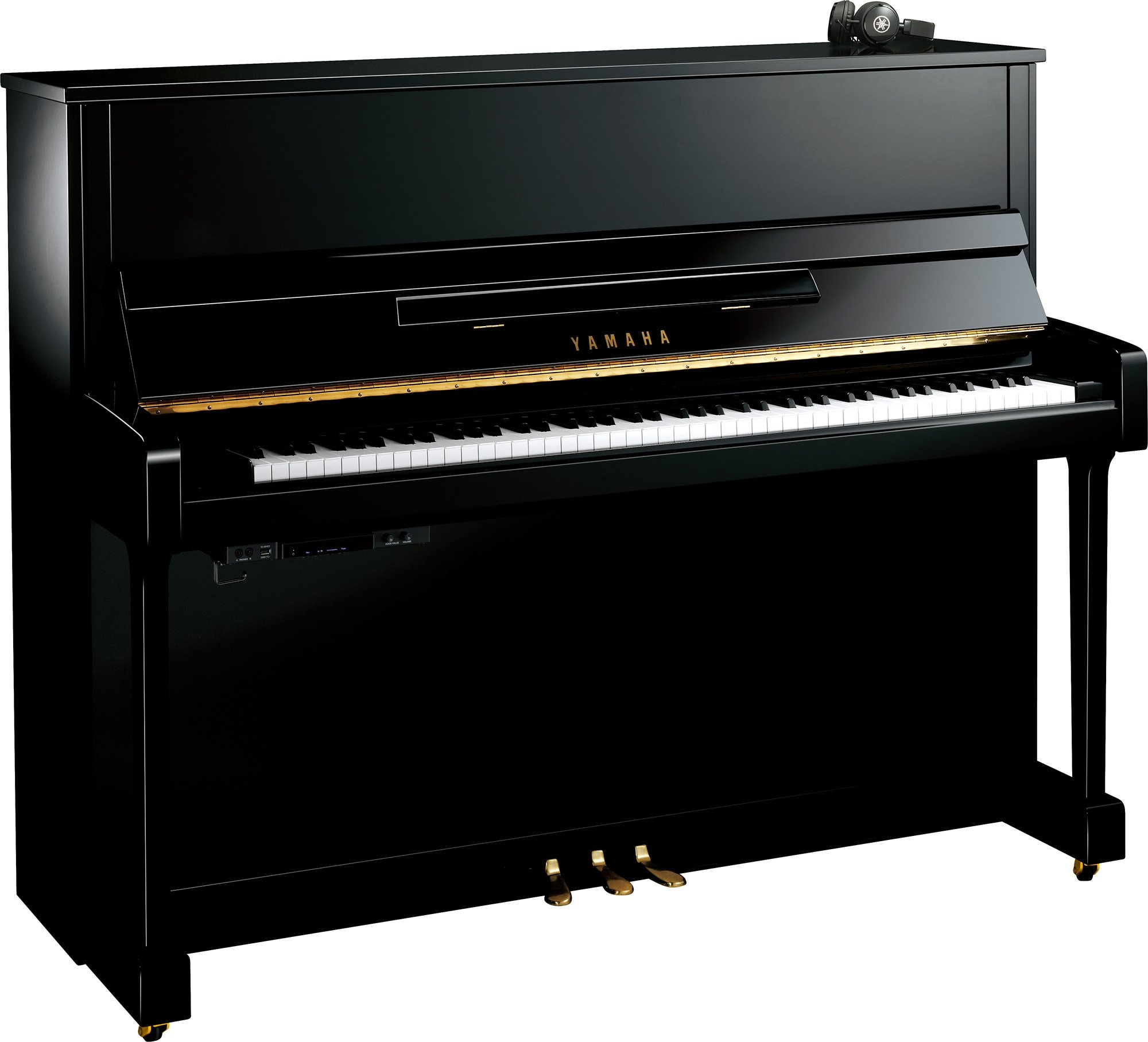 Yamaha B3 SC3 Polished White Silent Piano