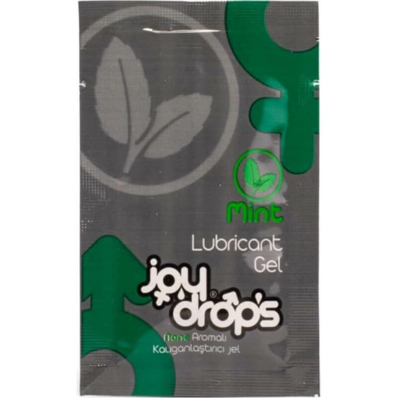 JoyDrops Mint - vízbázisú síkosító gél - menthol (5 ml)