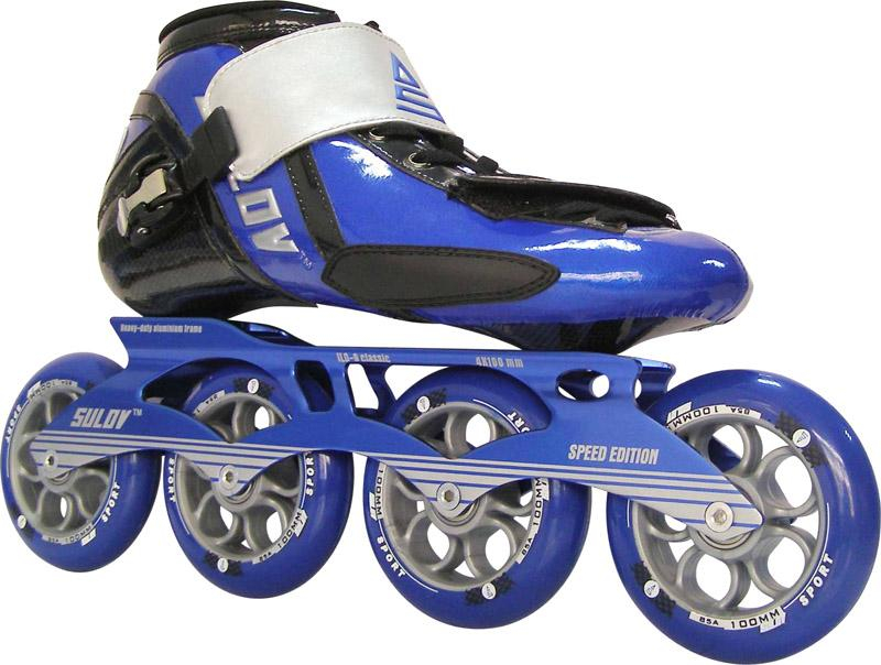 SULOV® RS SPEED roller skates, blue Skates size: 40