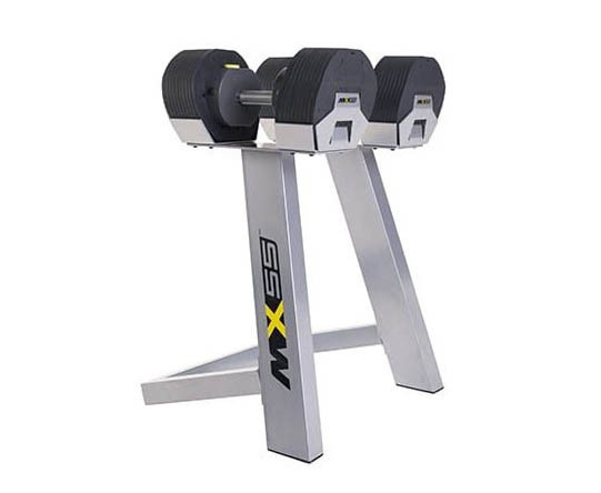 MX SELECT 4,5 - 23,8 kg Justerbart håndvægtssæt med stå (Par)