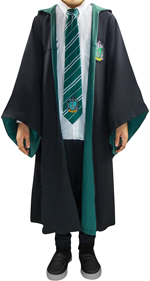 Capa de mago Slytherin para niños Harry Potter