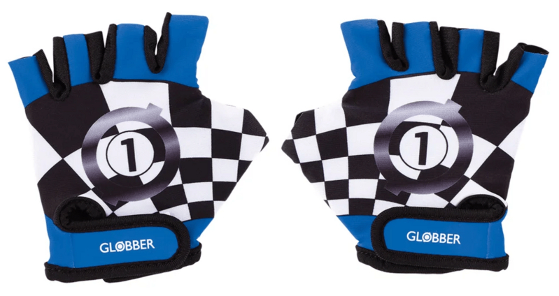 Globber Gloves - Navy Blue - Racing