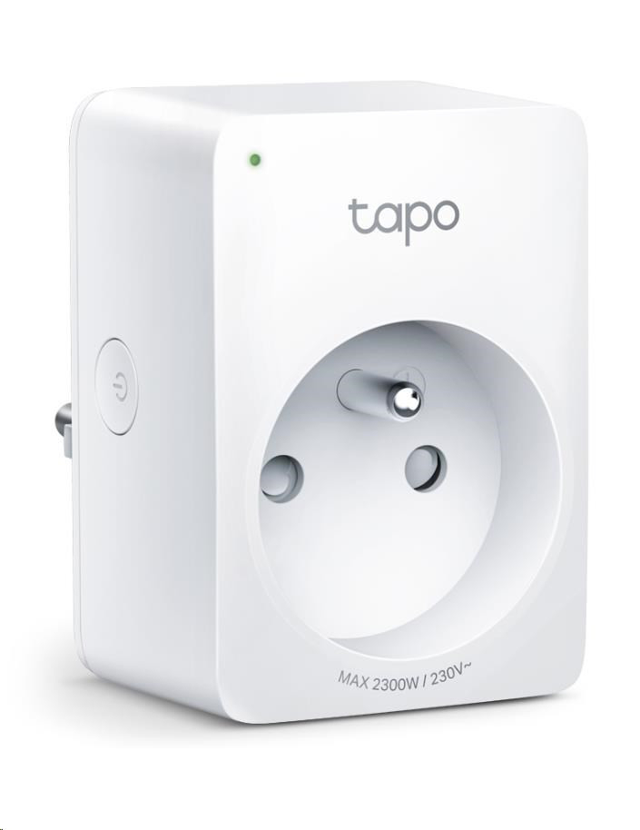 TP-Link Tapo P100 (1 db) okos WiFi mini konnektor (2300W, 10A, 2,4 GHz, BT)