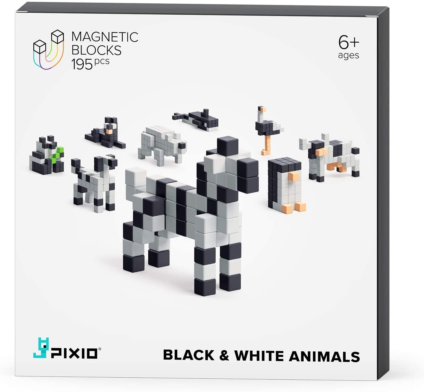 Pixio Black & White Animals Smart magnetisch