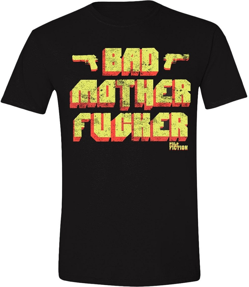 Camiseta - Pulp Fiction - Bad Mother Fucker, Preto