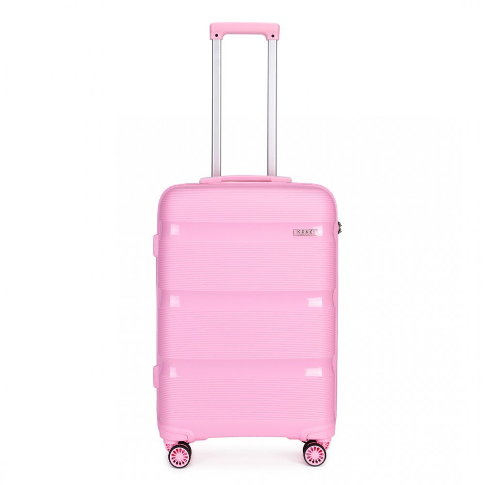 Kono Cestovní kufr na kolečkách Classic Collection - růžový