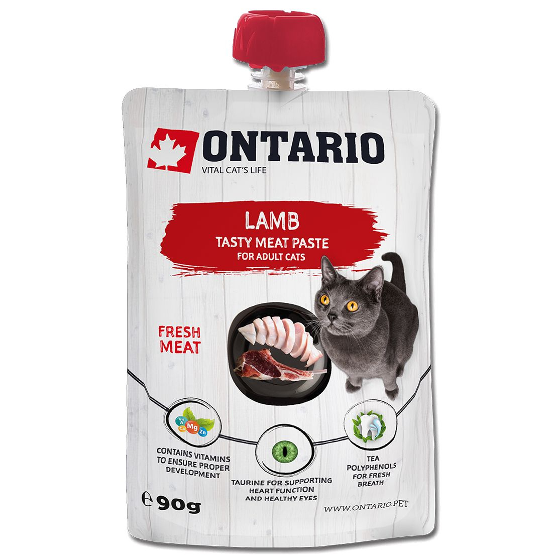 Ontario Macska bárány ízletes húspástétom 90 g