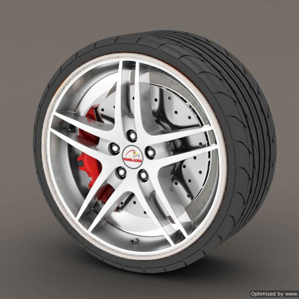 Wheel rim protection set, Premium quality, 4 plastic rings, color WHITE