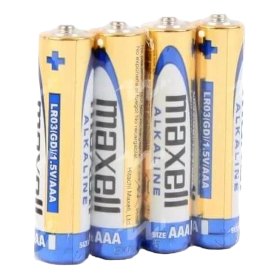 Maxell Alkalisk AAA (LR03) batteri 4 stk