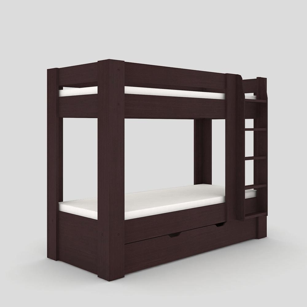 Children's bunk bed REA PIKACHU Color: Wenge