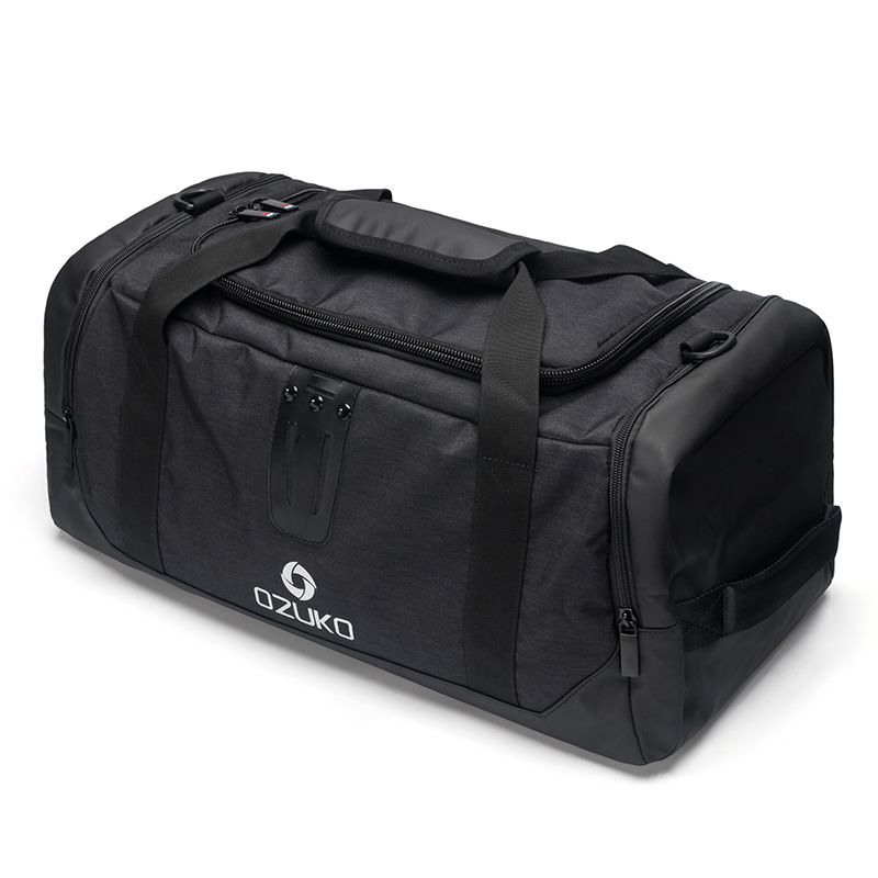 Ozuko sports travel bag vs backpack Duffle Black 30 l