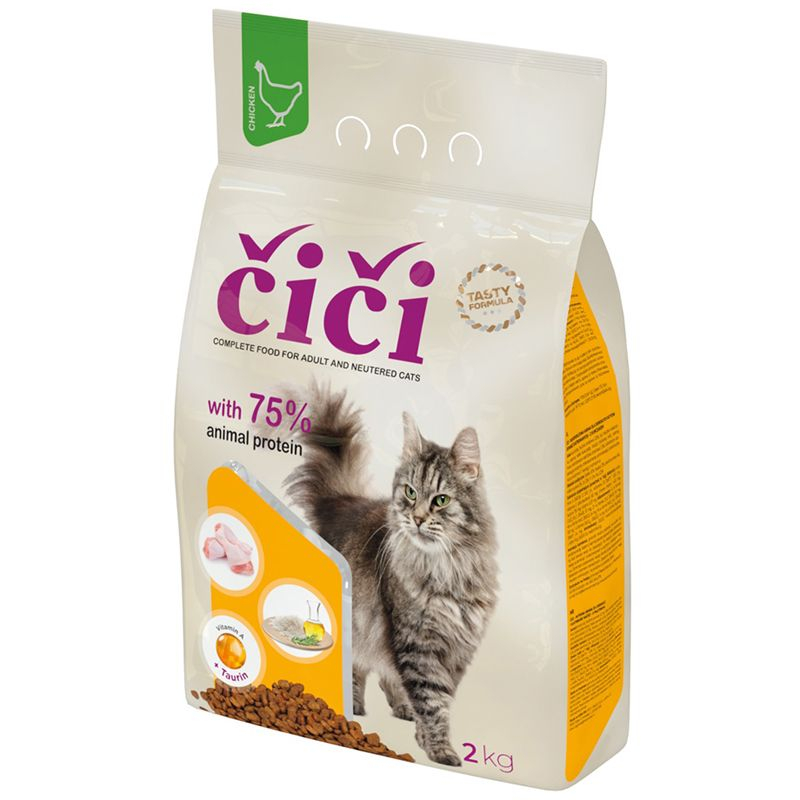CHICI granule pentru pisici - pui 2 kg