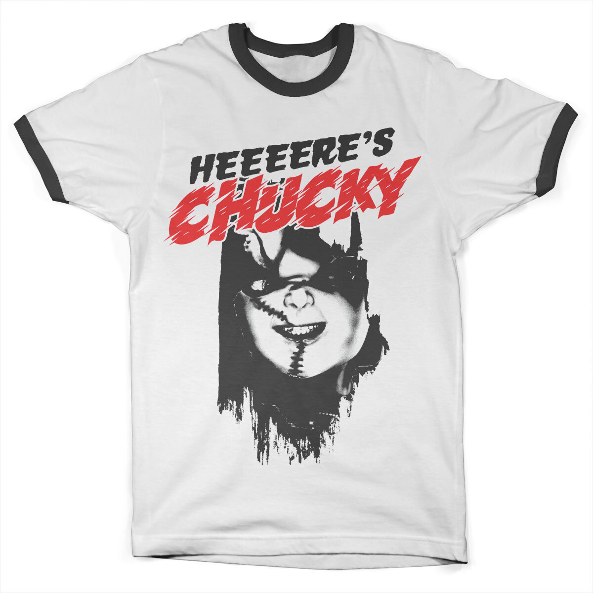 T-shirt à col contrastant Chucky Here's Chucky