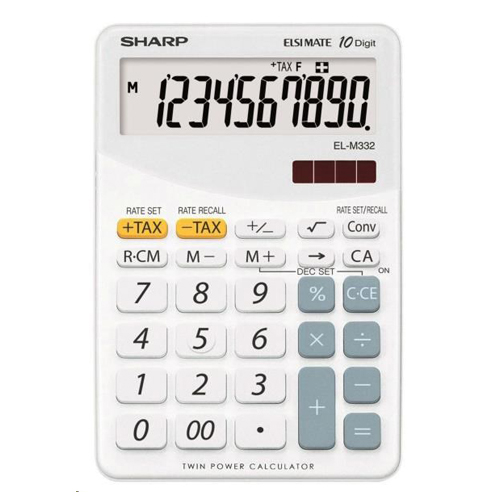 Asztali számológép sharp el-m332b-wh