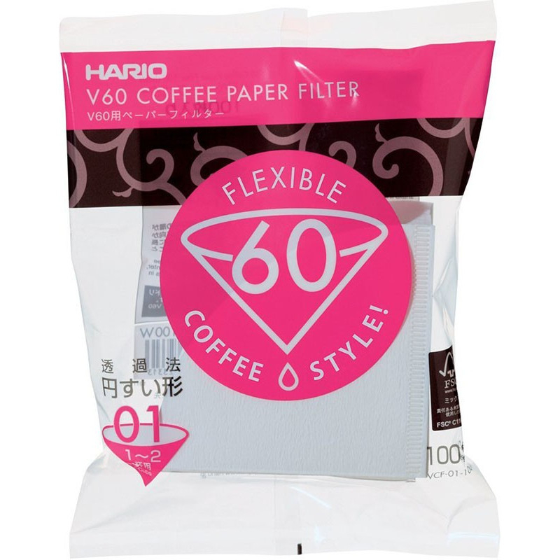 Papírové filtry pro Hario V60-01