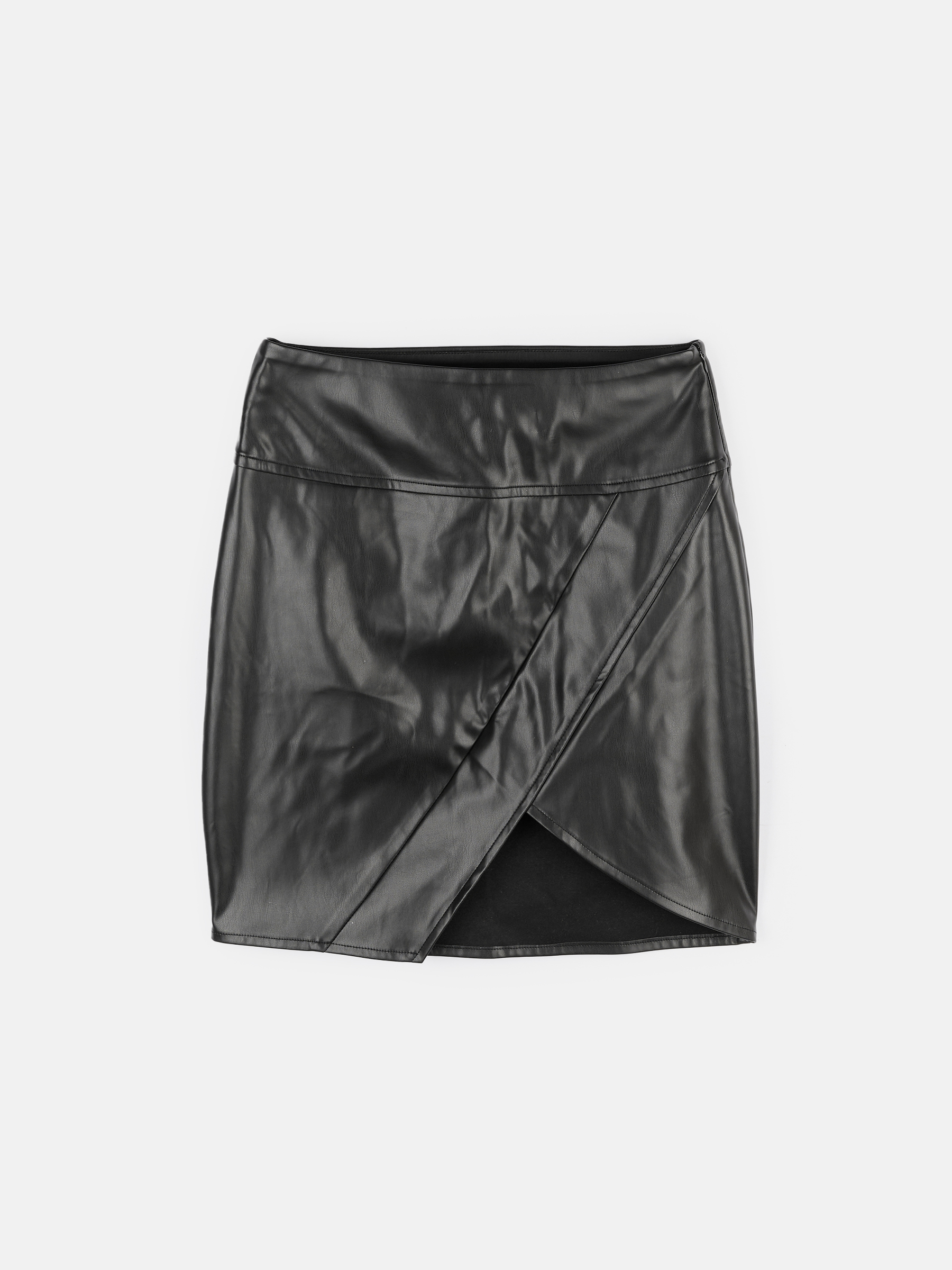 GATE Faux Leather Mini Skirt 36