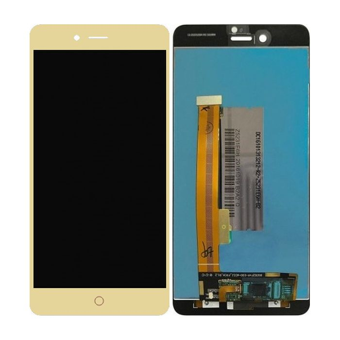Nubia Z11 mini - LCD Display + Touchscreen Front Glass (Gold) TFT