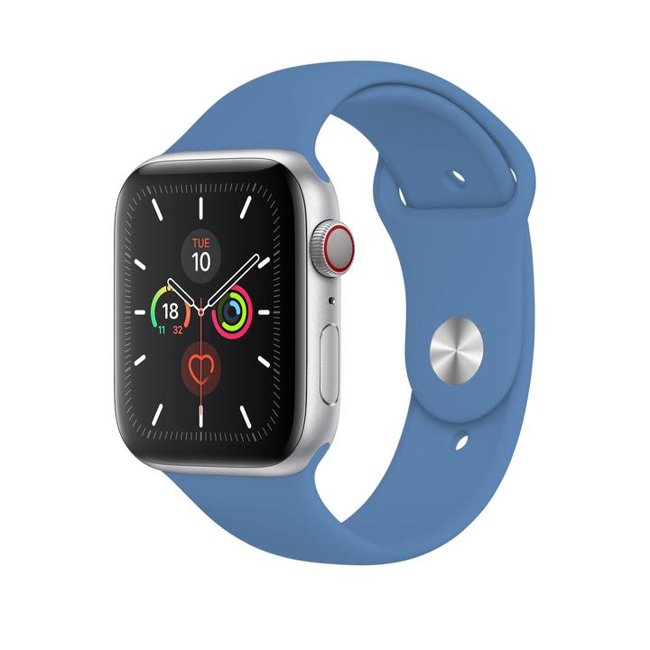Szilikon Apple Watch Szíj - Farmer Kék - M/L - 38, 40, 41mm