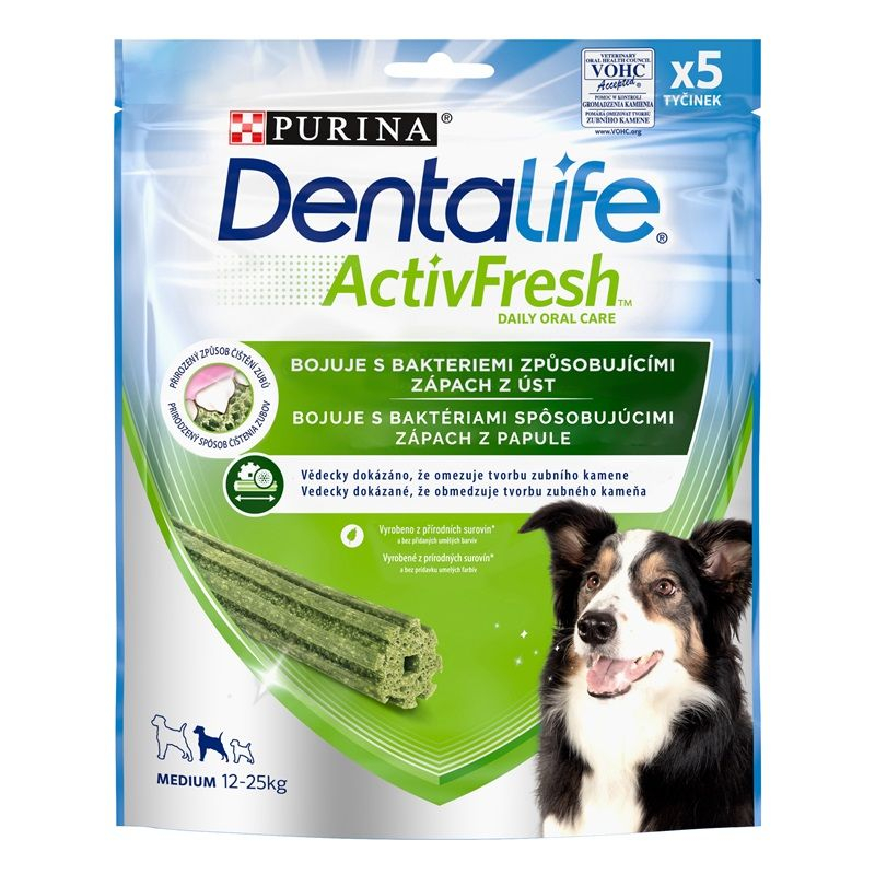 Purina Dentalife ActivFresh pentru câinii de talie medie 115 g