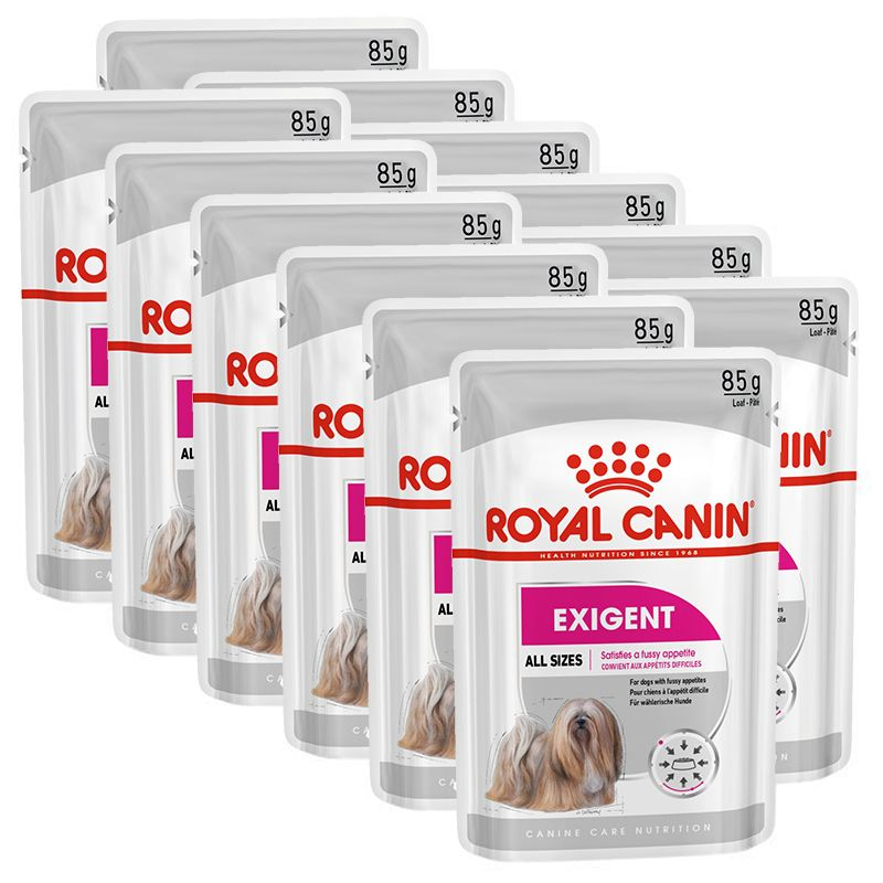 Royal Canin Exigent Dog Loaf pliculeț cu pateu pentru câini mici de 12 x 85 g
