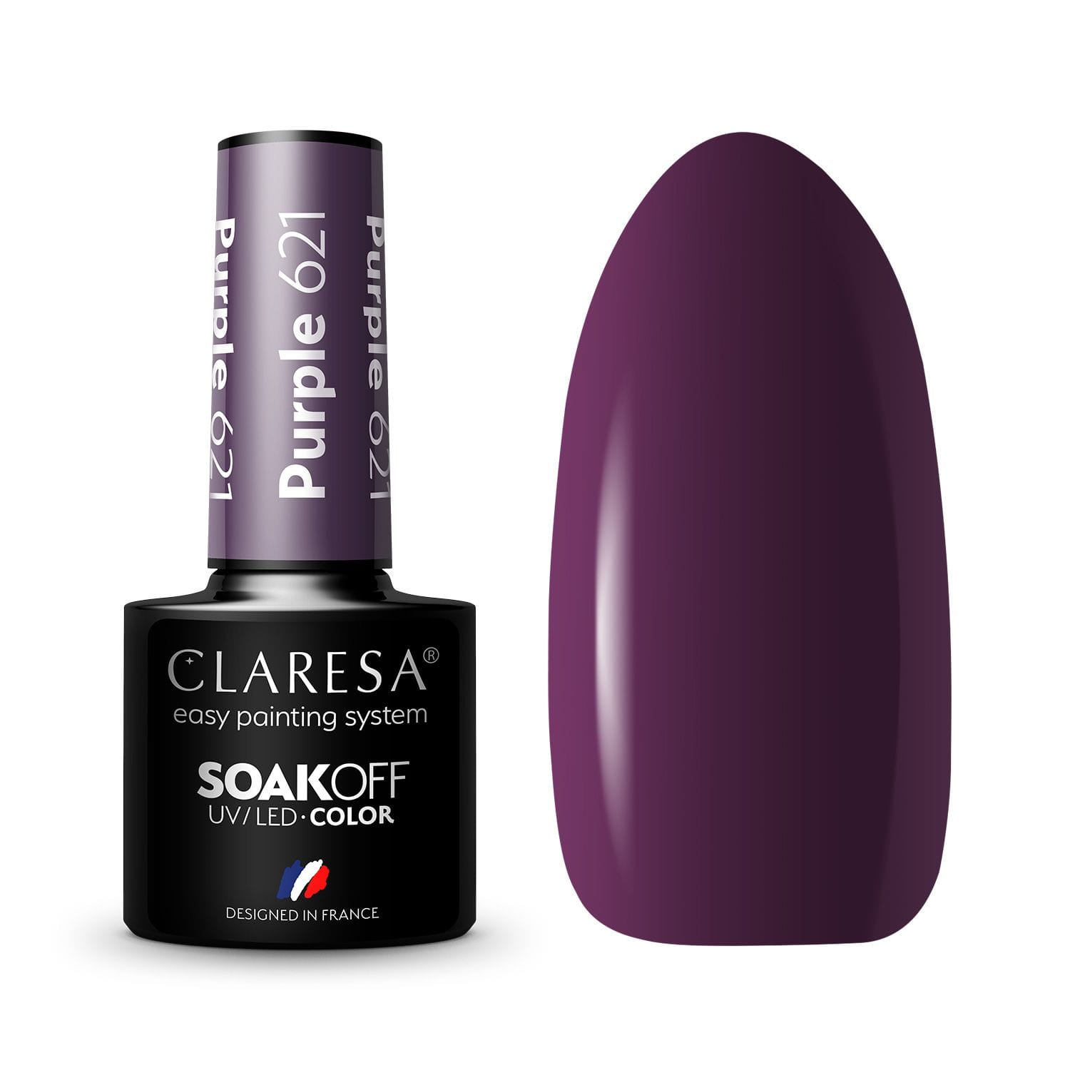 CLARESA gel polish - PURPLE 621 5ml