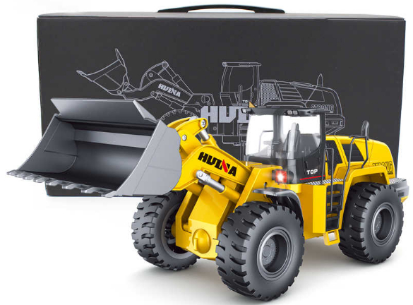Huina Rc Bulldozer 1:14 2.4 GHz 12-channel Pro RTR 23170047 Yellow