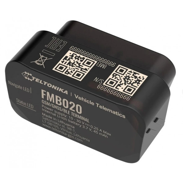 GPS Tracker med OBD-tilkobling Teltonika FMB020