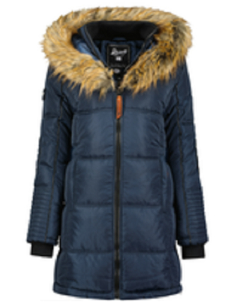 Dámska zimná bunda - GEOGRAPHICAL NORWAY L Tmavomodrá