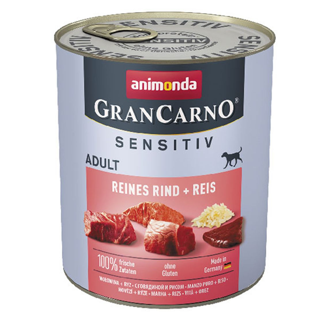 Animonda GranCarno Sensitiv Adult - carne de vită și orez 800g