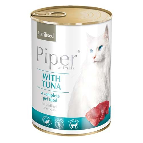 Piper Cat Sterilised macskakonzerv tonhallal 400 g