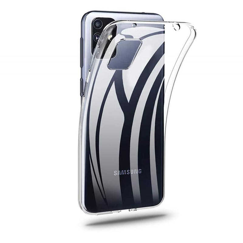 Transparentné Slim silikónové puzdro pre samsung Model Samsung: Galaxy M51