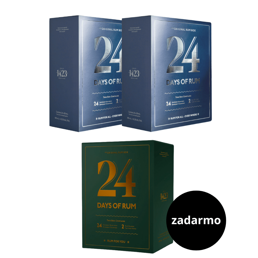 2 x Rum Calendar (2023) + 1 x Rum Calendar (2022) FREE
