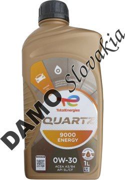 Total QUARTZ 9000 Energy 0W-30 1L