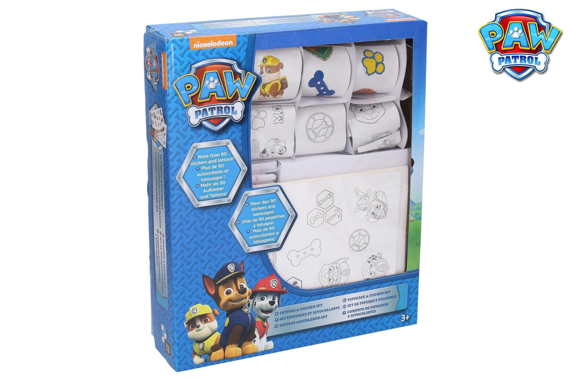 Wiky creativity Paw Patrol coloring stickers and tattoos WKW007451