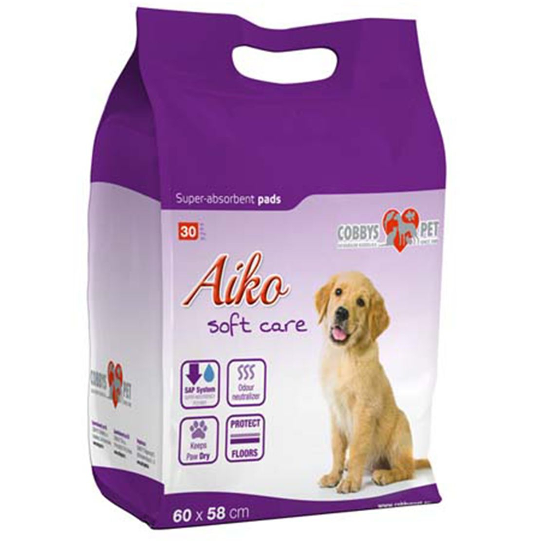 AIKO Soft Care matracok kutyák részére 30 db - 60 x 58 cm