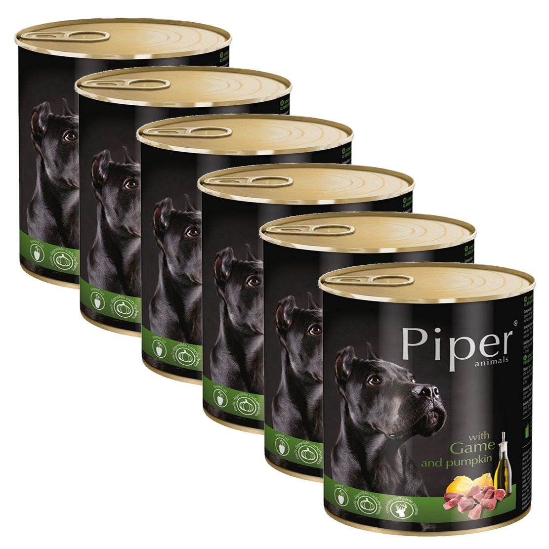Piper Adult kutyakonzerv vadhússal és sütőtökkel 6 x 800 g