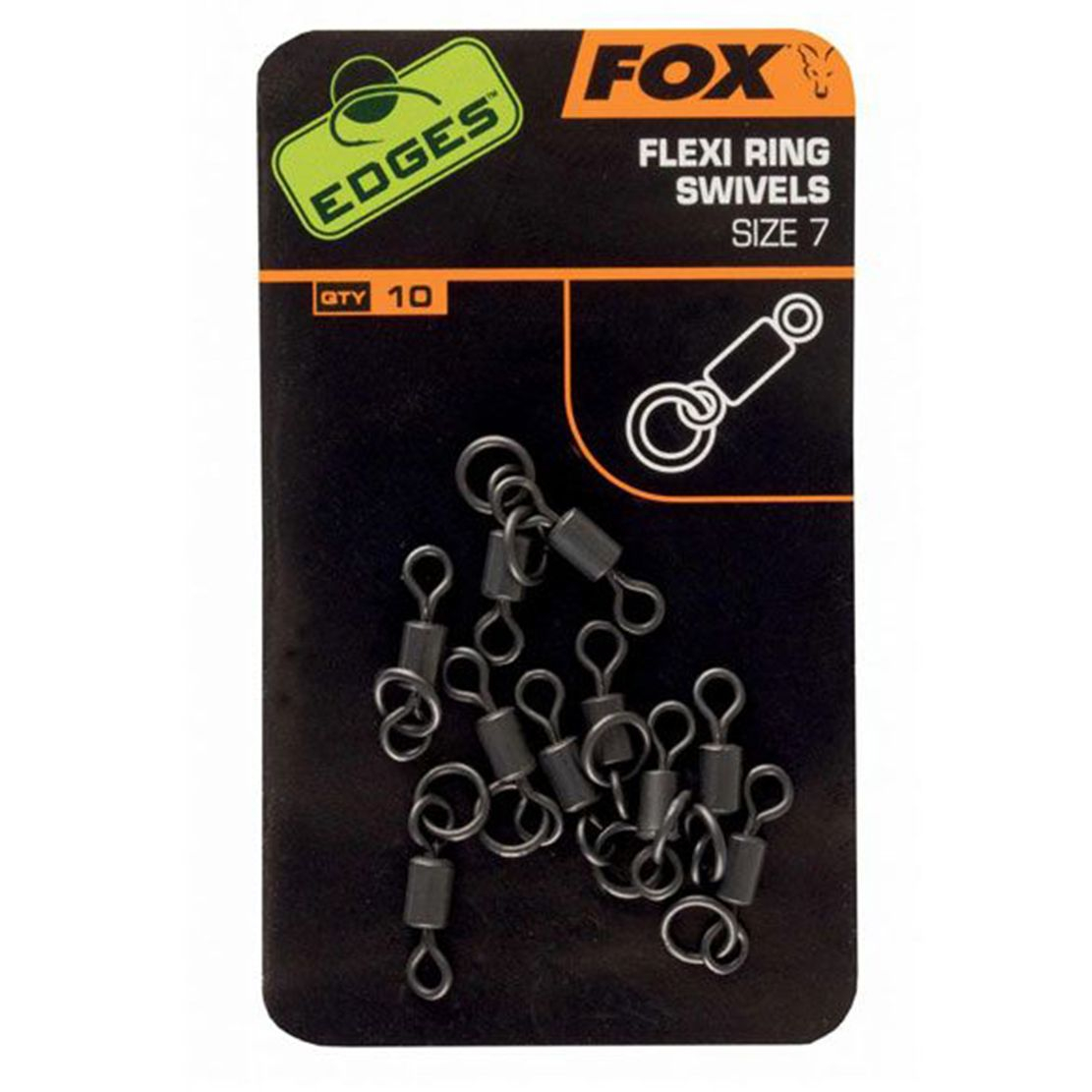 Fox EDGES™ Flexi Ring Swivel Méret 7