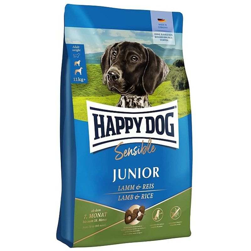 Happy Dog Sensible Junior bárány és rizs 4 kg