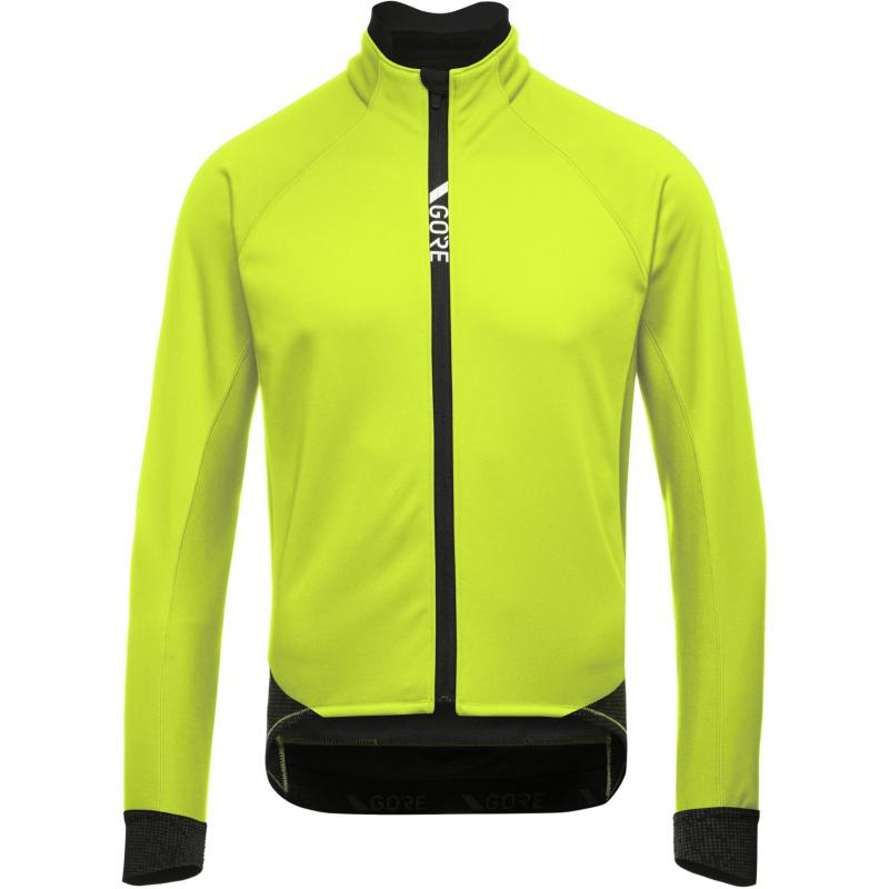 cyklistický dres Gore C5 Thermo pánské dlouhý žlutá neon-citrusová zelená M