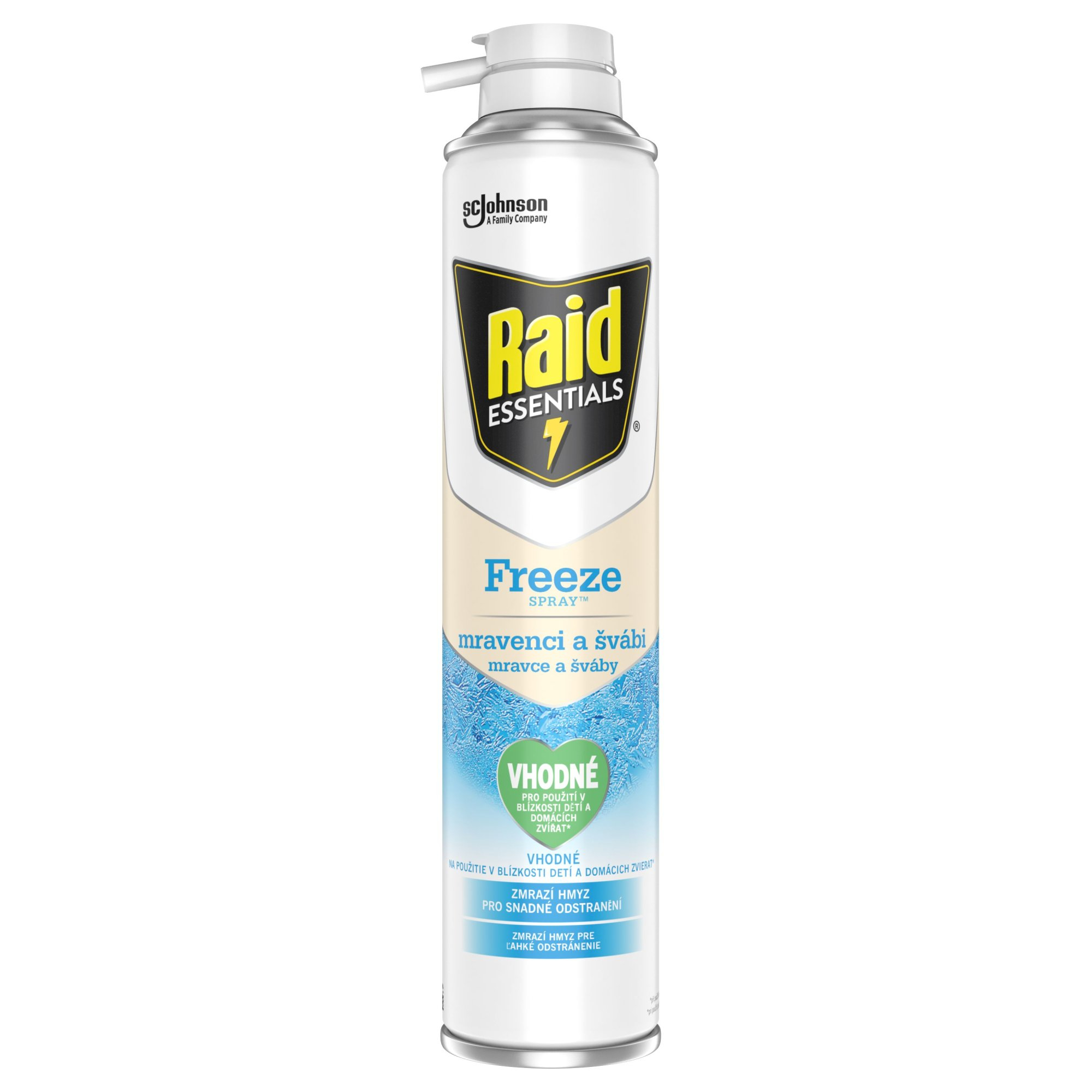 RAID Sprej proti lezúcemu hmyzu Essentials Freeze, 350 ml